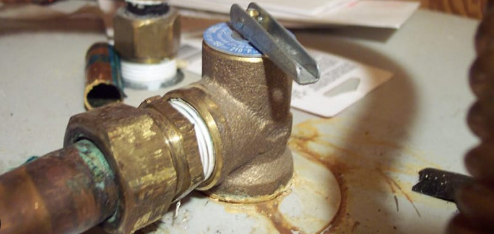 Water Heater Pressure Relief Valve leaking
